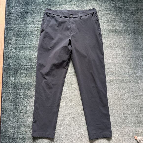 Lululemon Pants Mens 32 ABC Classic Fit Trouser Warpstreme 32x29 charcoal Gray - Picture 1 of 5